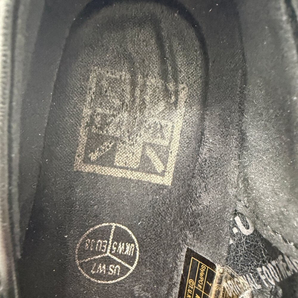 TUK Footwear Black Double Decker Mary Jane Leather platform women's shoes sz 7 - Picture 9 of 11